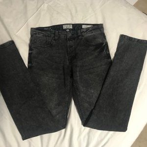 Only and Sons washed black denim